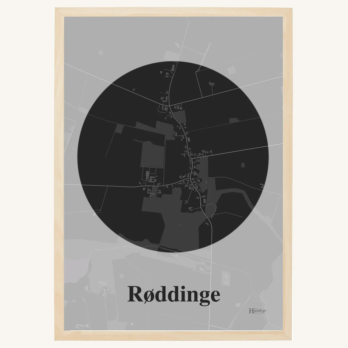 Røddinge plakat – Centrum 2026 – Mørk grå
