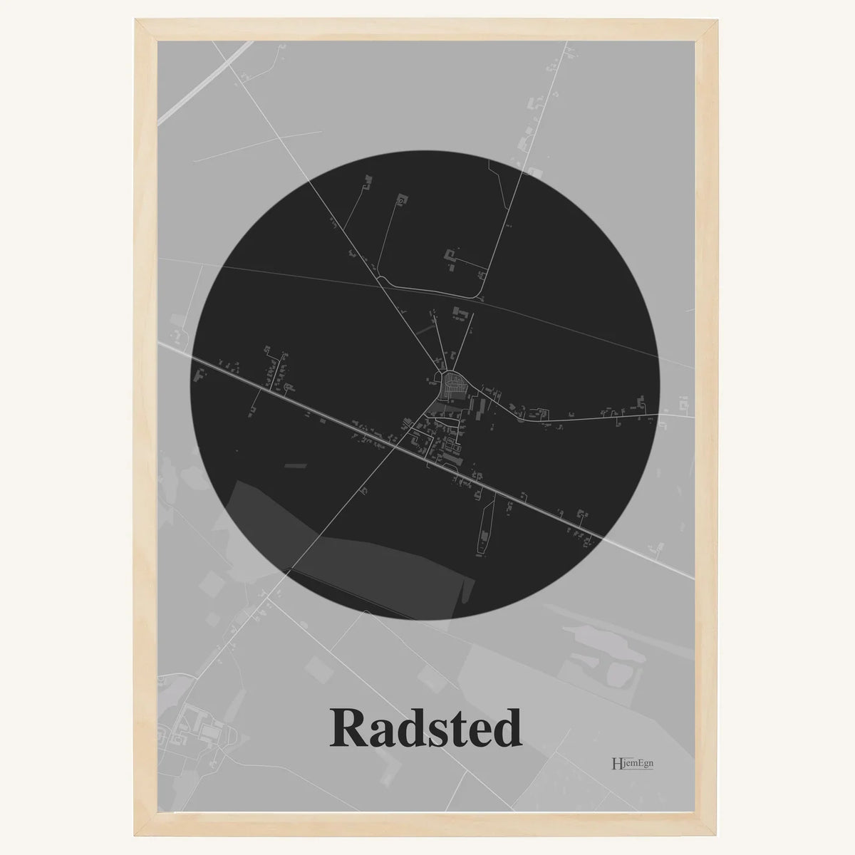 Radsted plakat – Centrum 2026 – Mørk grå
