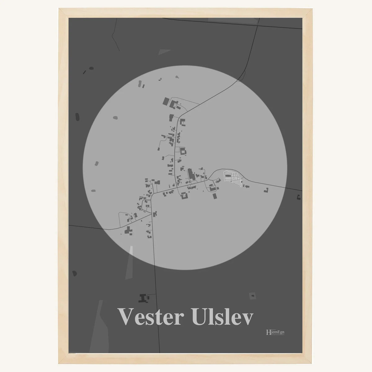 Vester Ulslev plakat – Centrum 2026 – Lys pastel grå