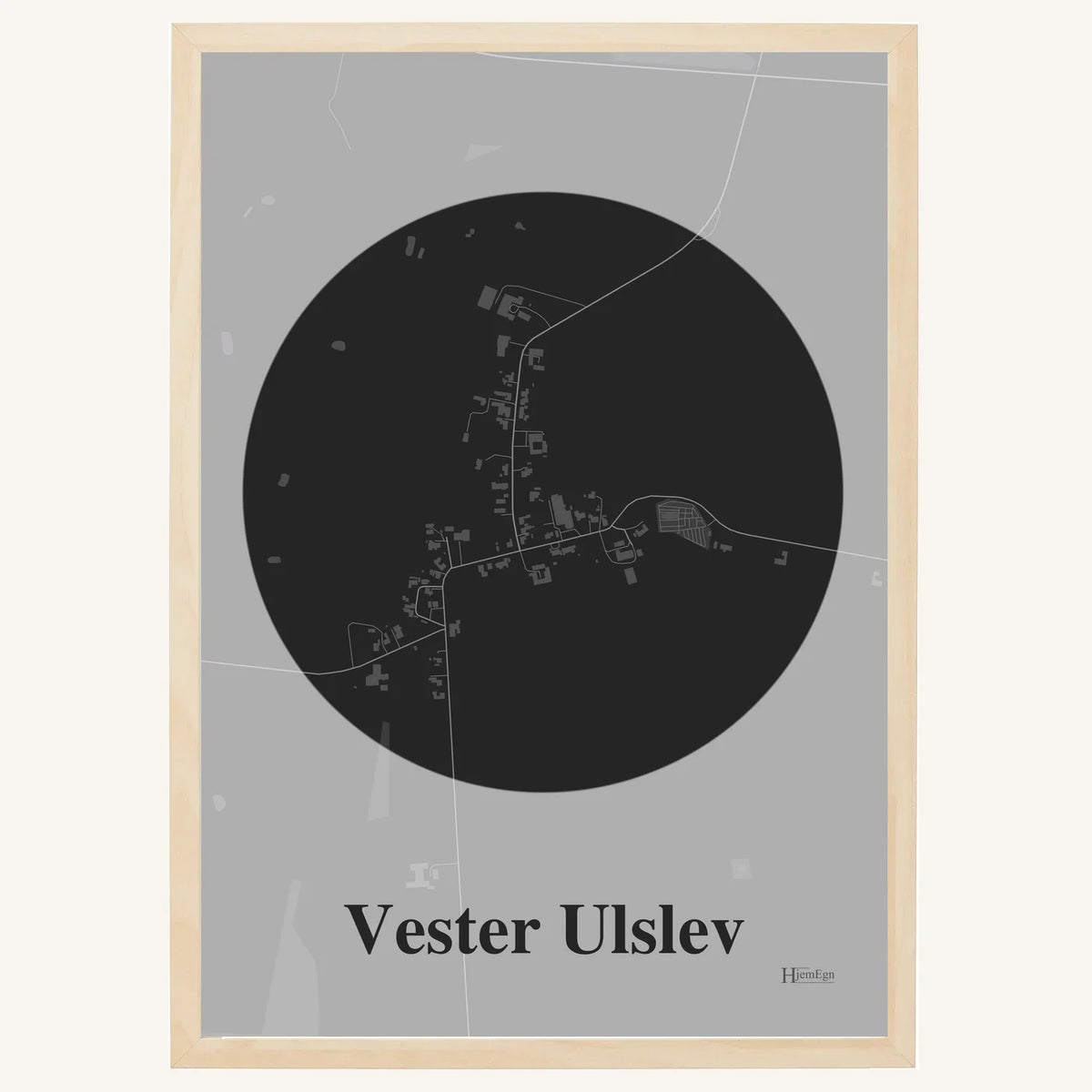 Vester Ulslev plakat – Centrum 2026 – Mørk grå