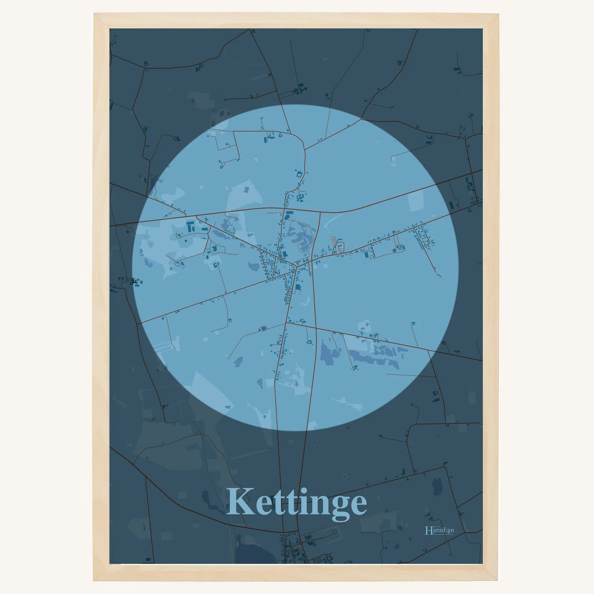 Kettinge plakat – Centrum 2026 – Lys pastel blå