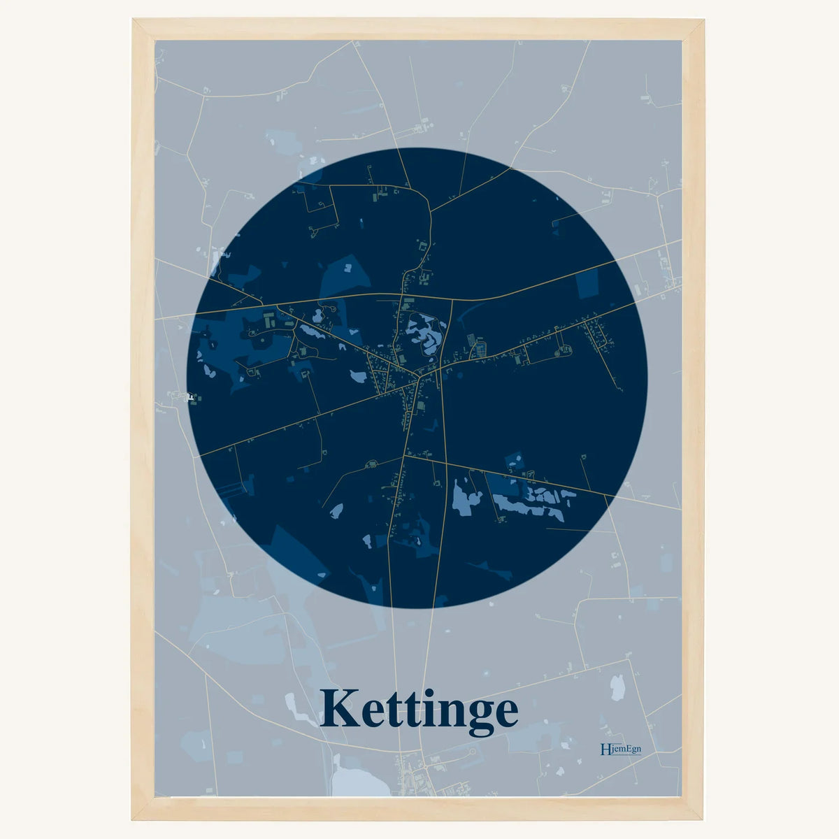 Kettinge plakat – Centrum 2026 – Mørk blå