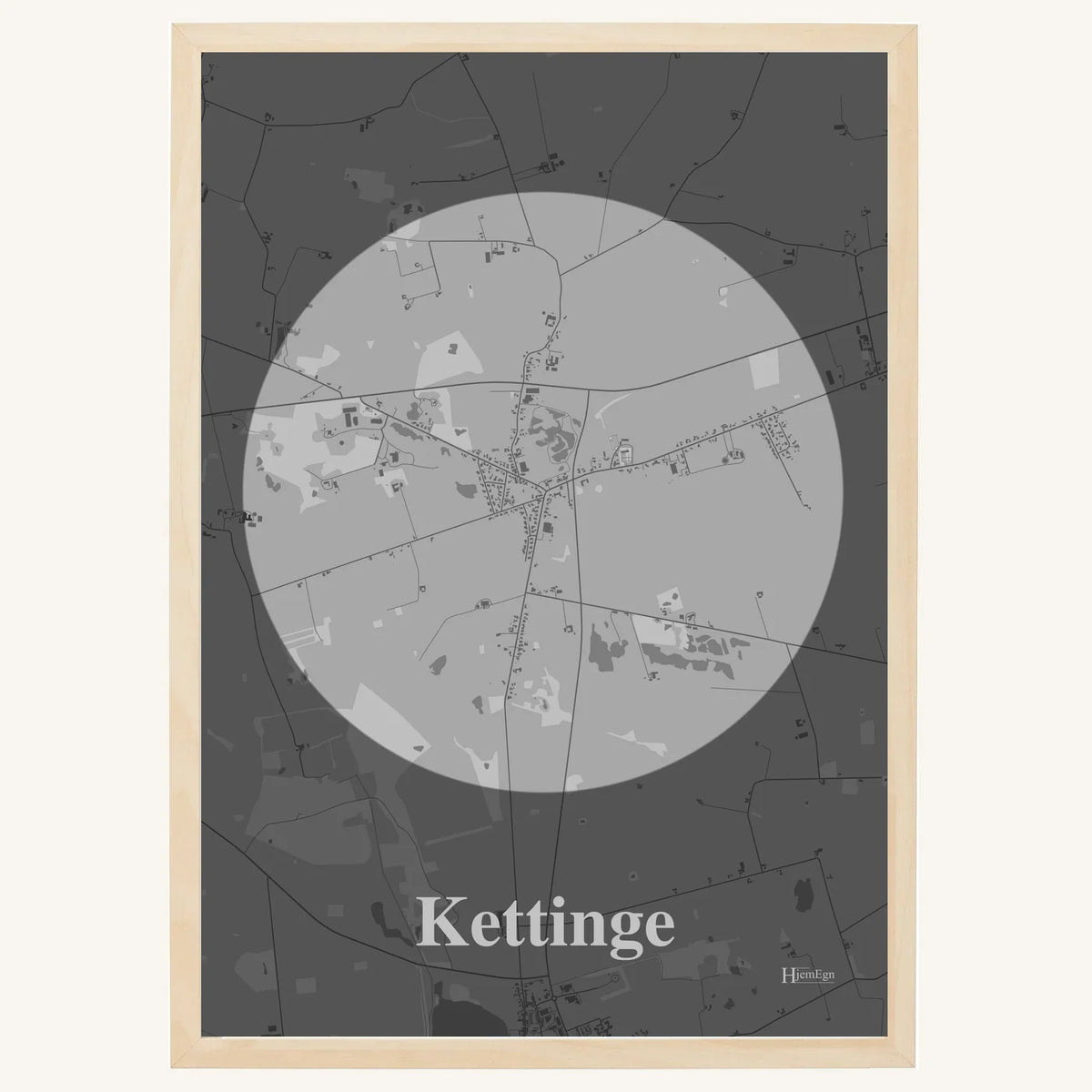 Kettinge plakat – Centrum 2026 – Lys pastel grå