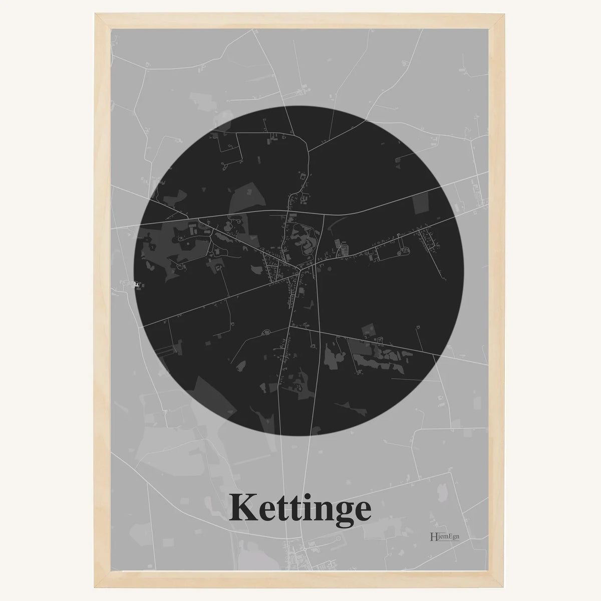 Kettinge plakat – Centrum 2026 – Mørk grå
