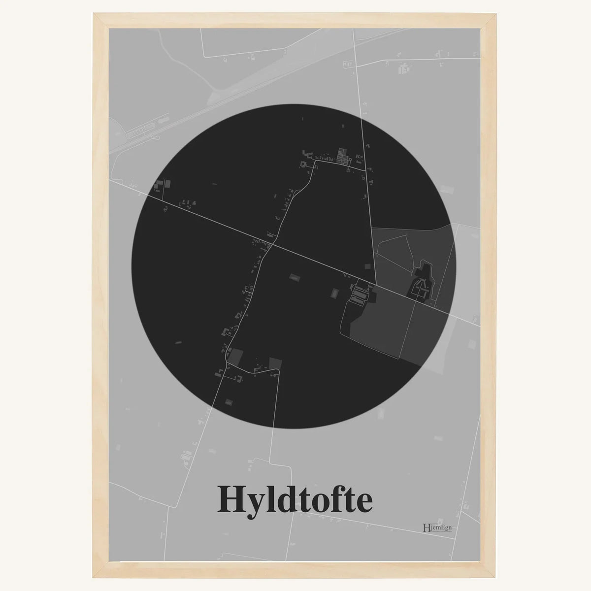 Hyldtofte plakat – Centrum 2026 – Mørk grå