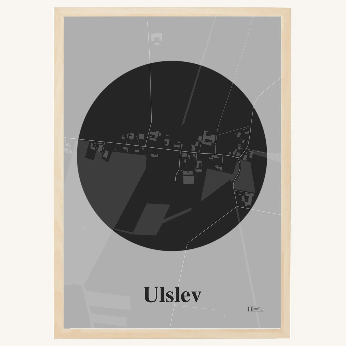 Ulslev plakat – Centrum 2026 – Mørk grå