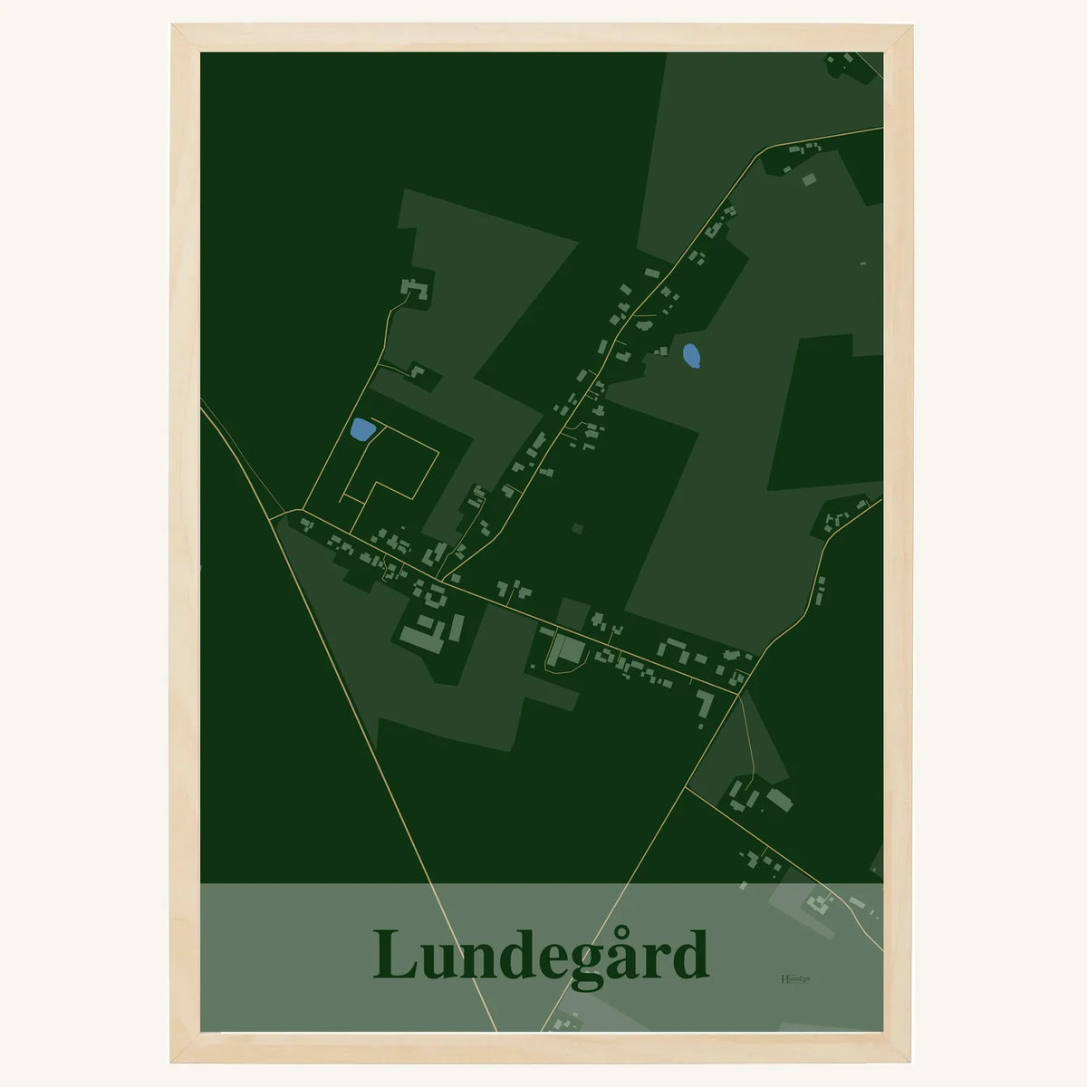 Lundegård plakat – Firkantet 2026 – Mørk grøn