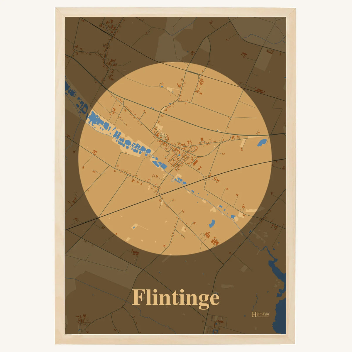 Flintinge plakat – Centrum 2026 – Lys pastel brun