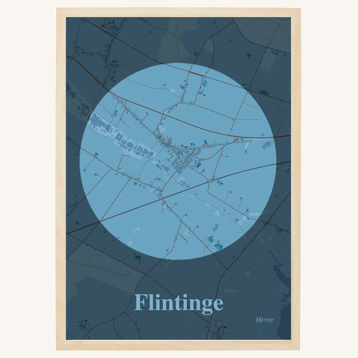 Flintinge plakat – Centrum 2026 – Lys pastel blå
