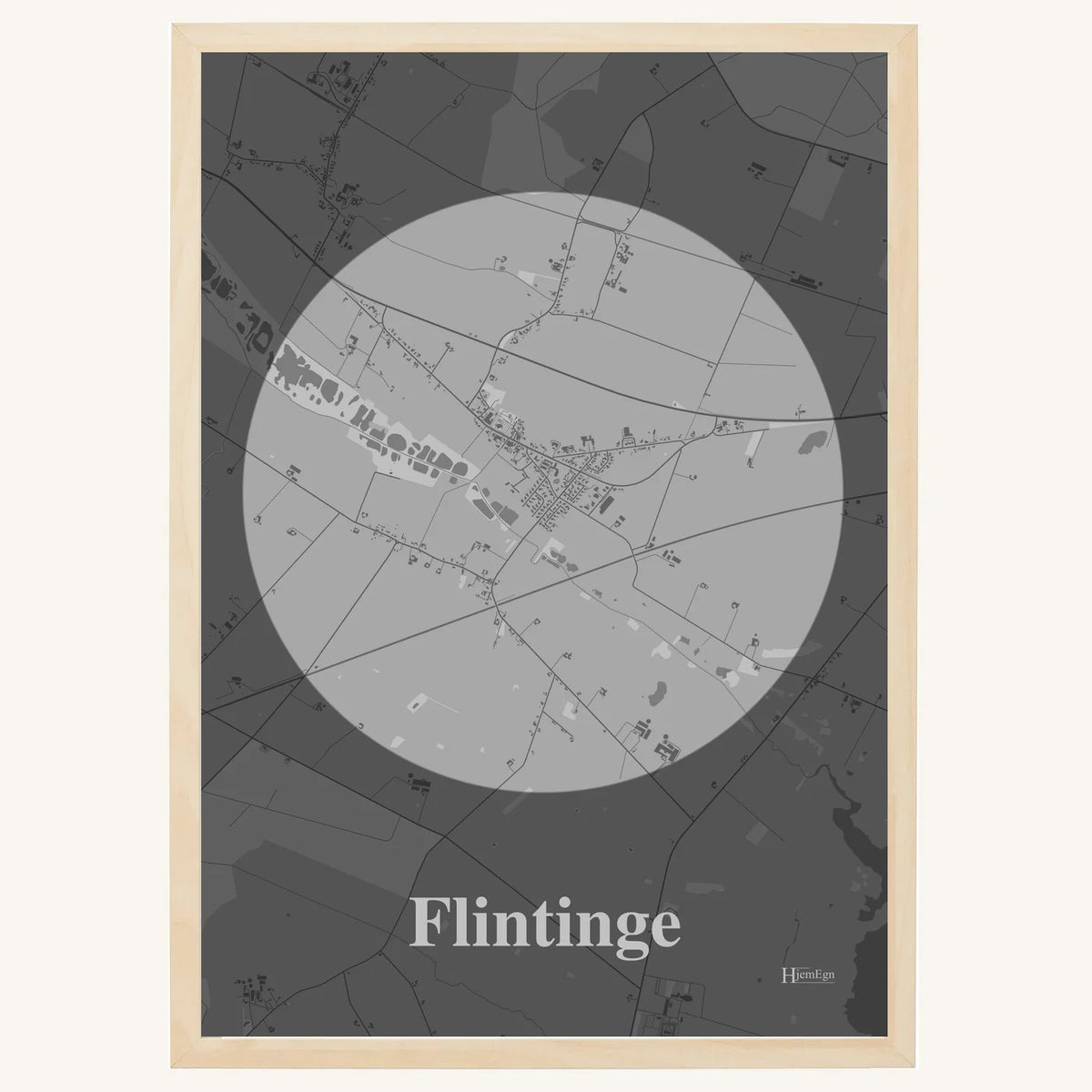 Flintinge plakat – Centrum 2026 – Lys pastel grå