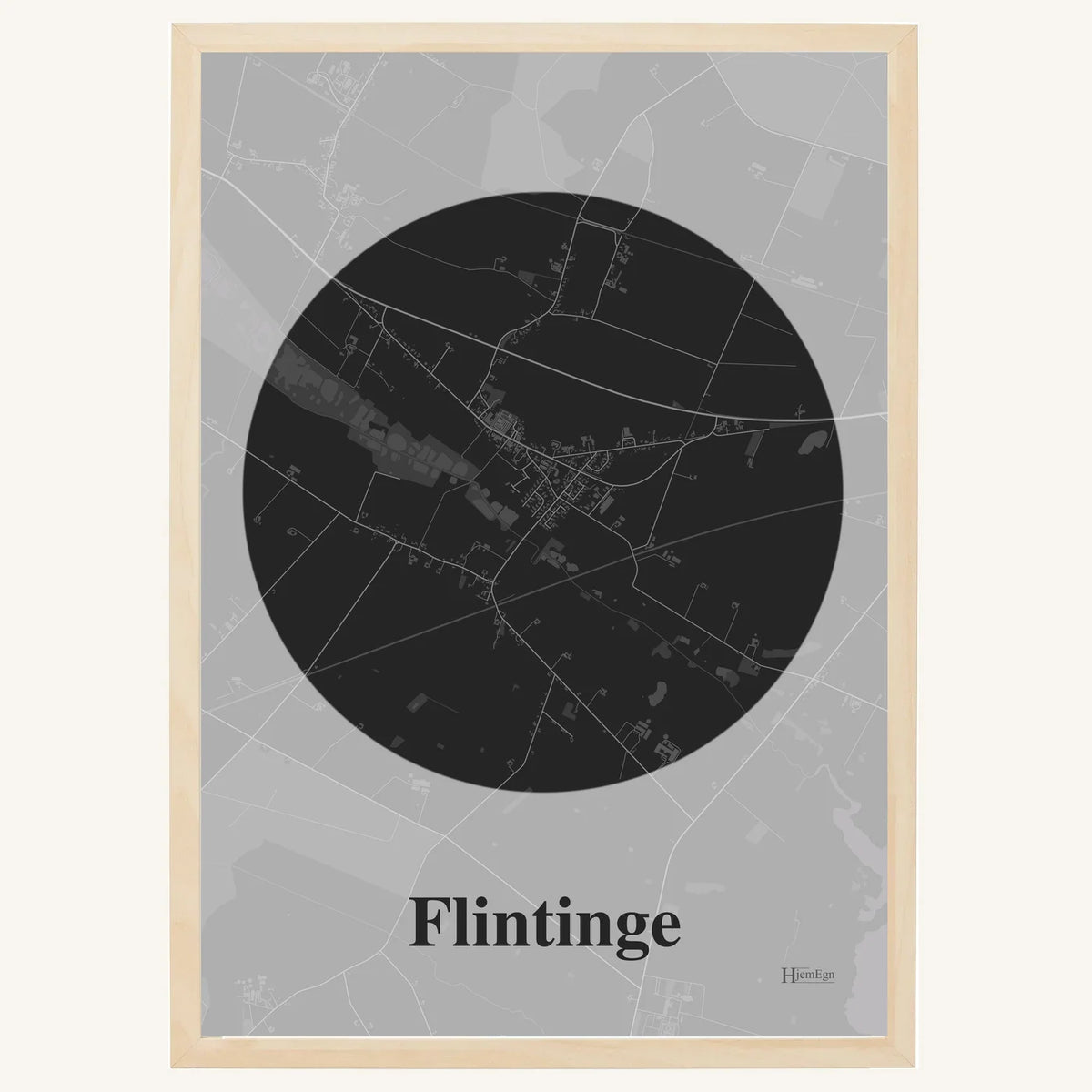Flintinge plakat – Centrum 2026 – Mørk grå