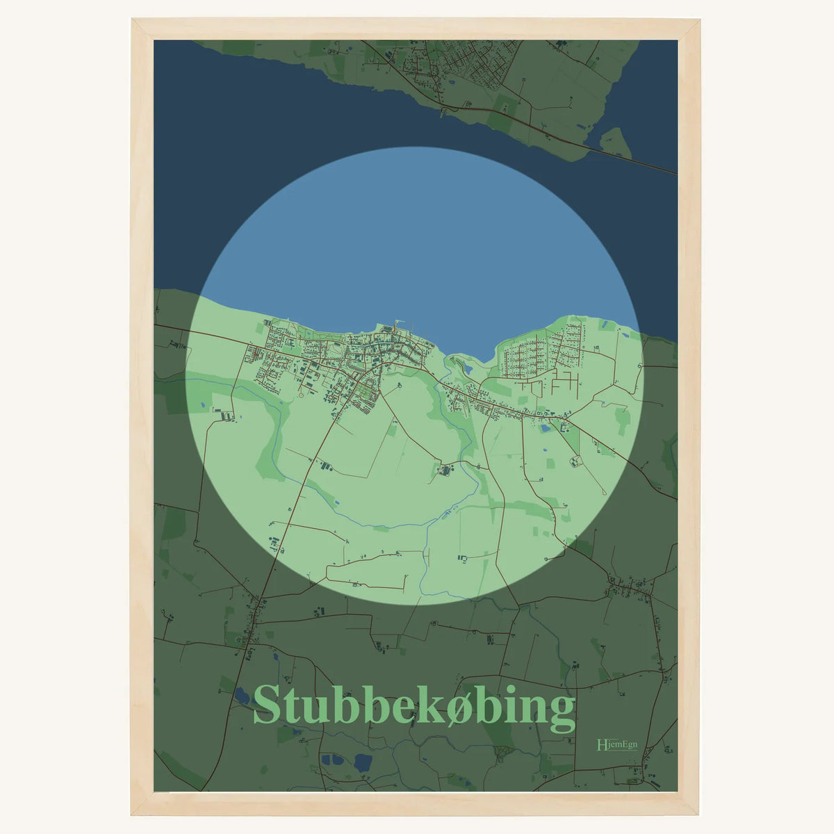 Stubbekøbing plakat – Centrum 2026 – Lys pastel grøn
