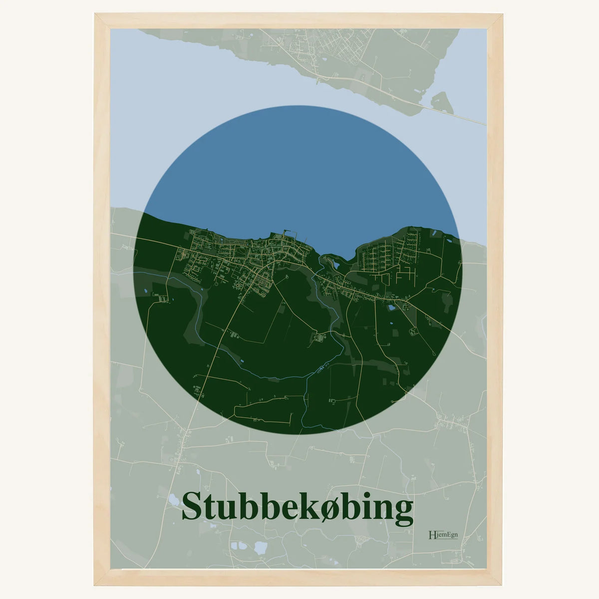 Stubbekøbing plakat – Centrum 2026 – Mørk grøn