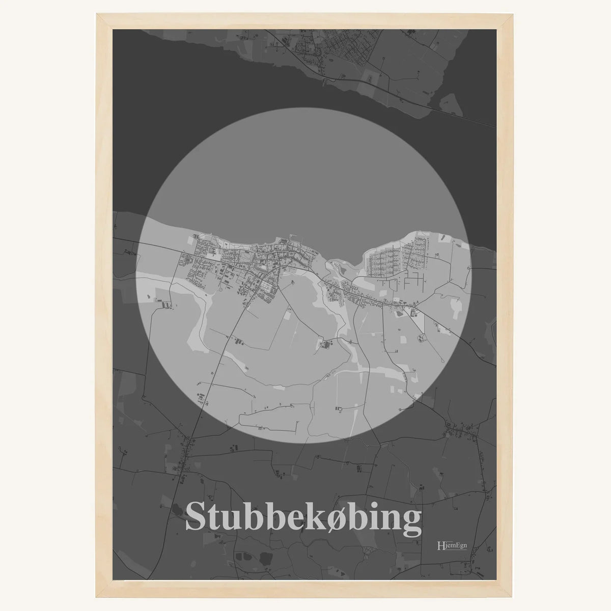 Stubbekøbing plakat – Centrum 2026 – Lys pastel grå