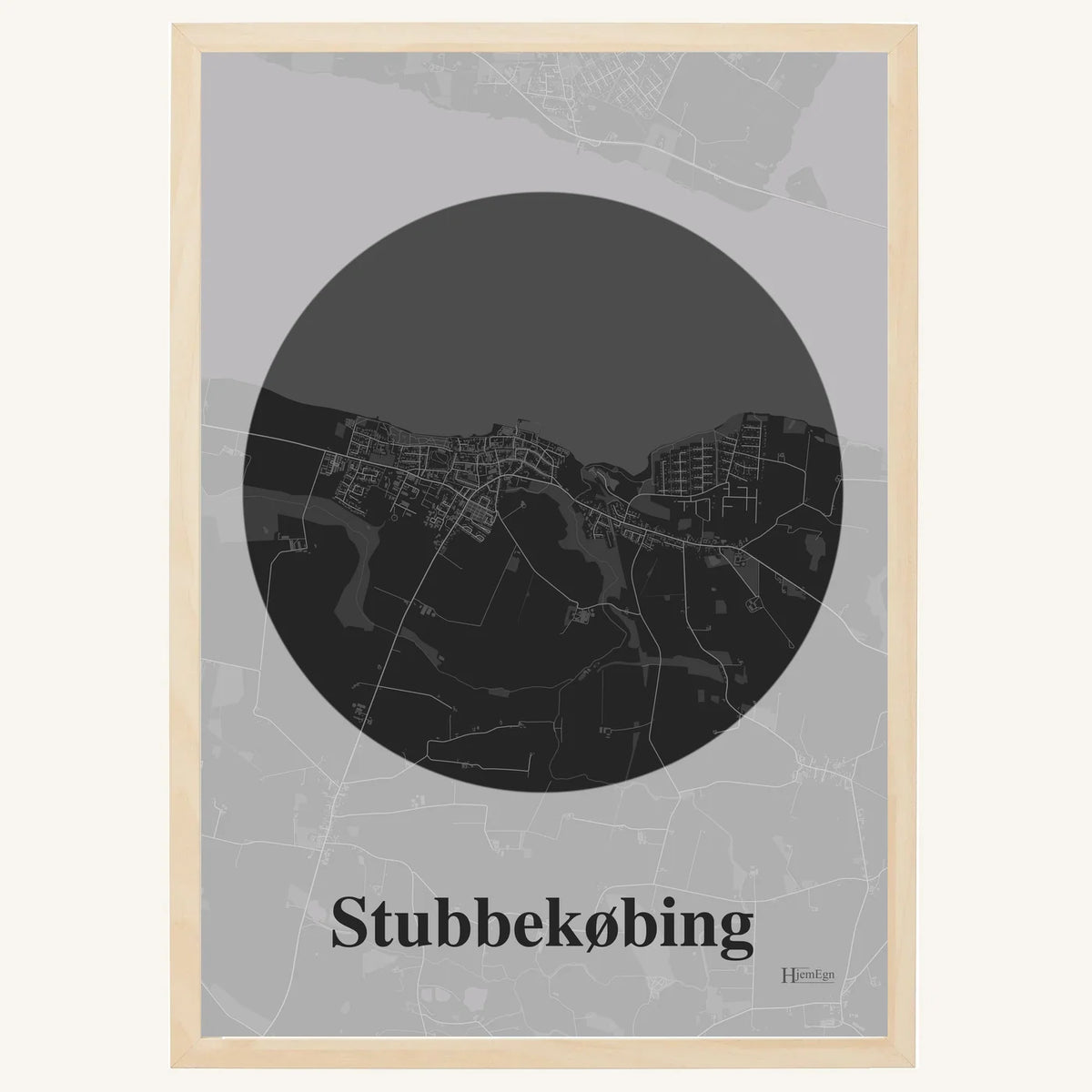 Stubbekøbing plakat – Centrum 2026 – Mørk grå