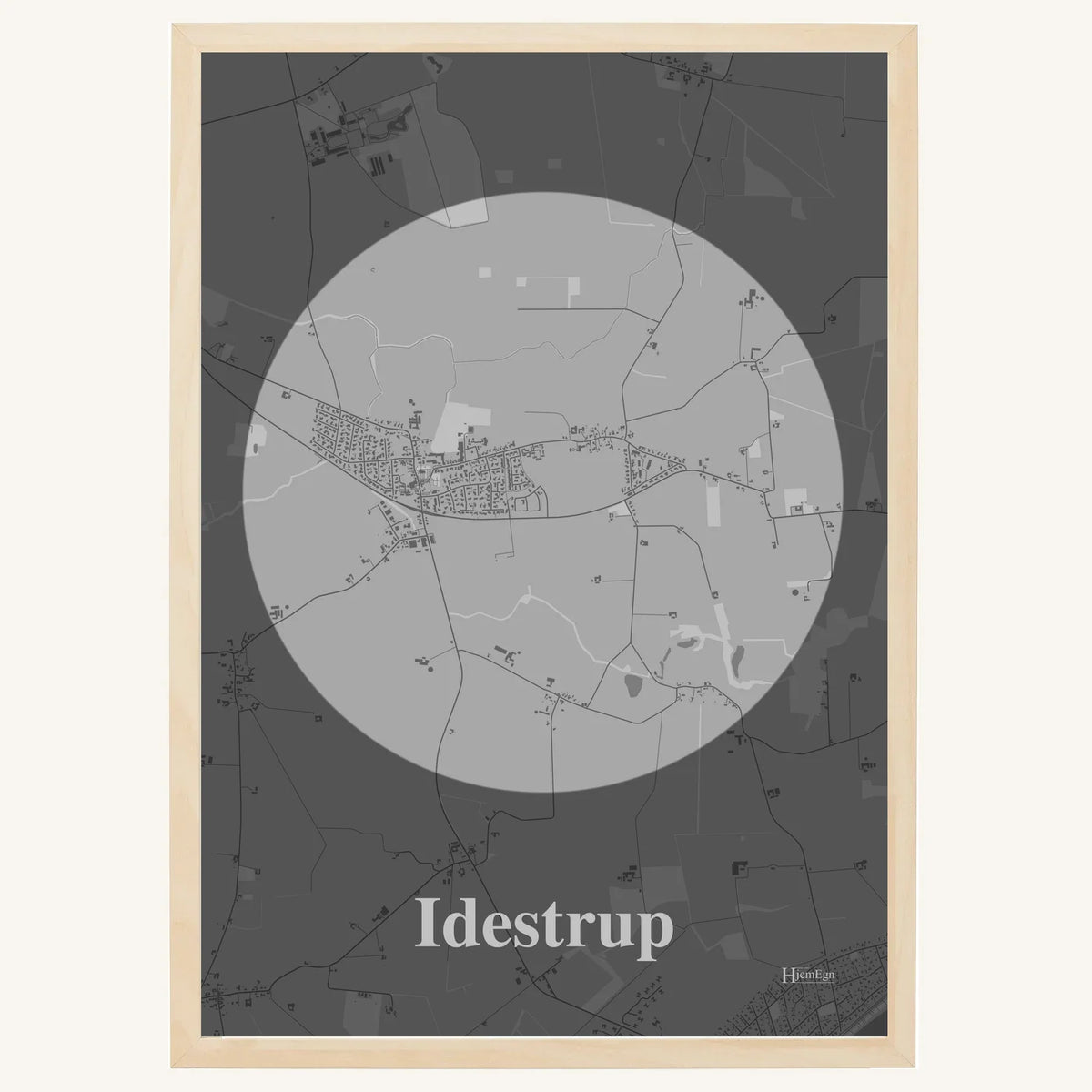 Idestrup plakat – Centrum 2026 – Lys pastel grå