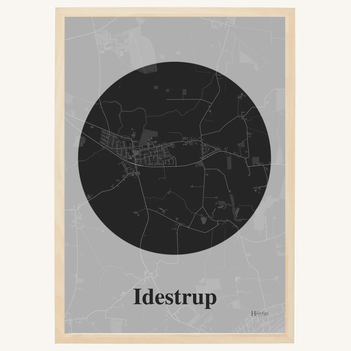 Idestrup plakat – Centrum 2026 – Mørk grå