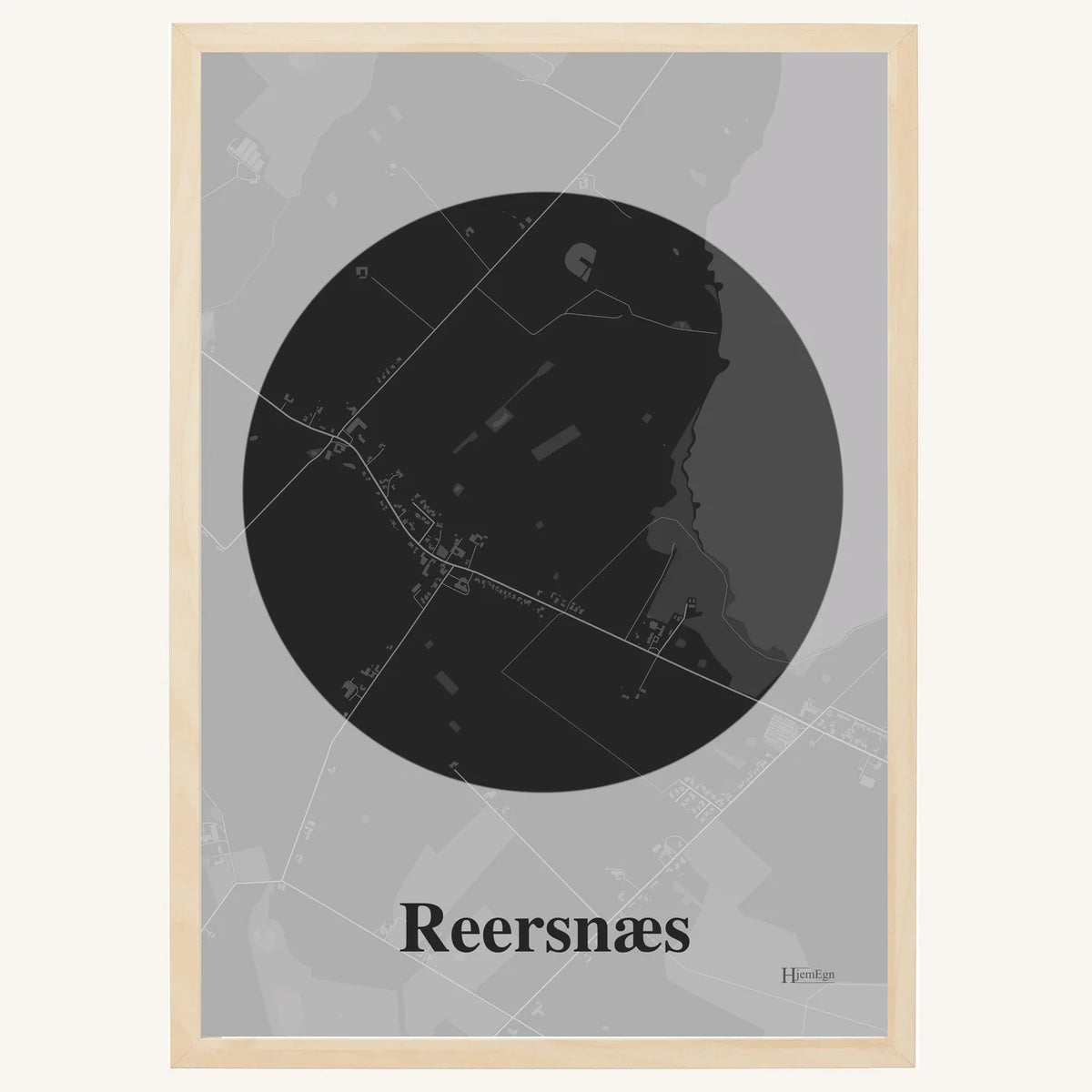 Reersnæs plakat – Centrum 2026 – Mørk grå