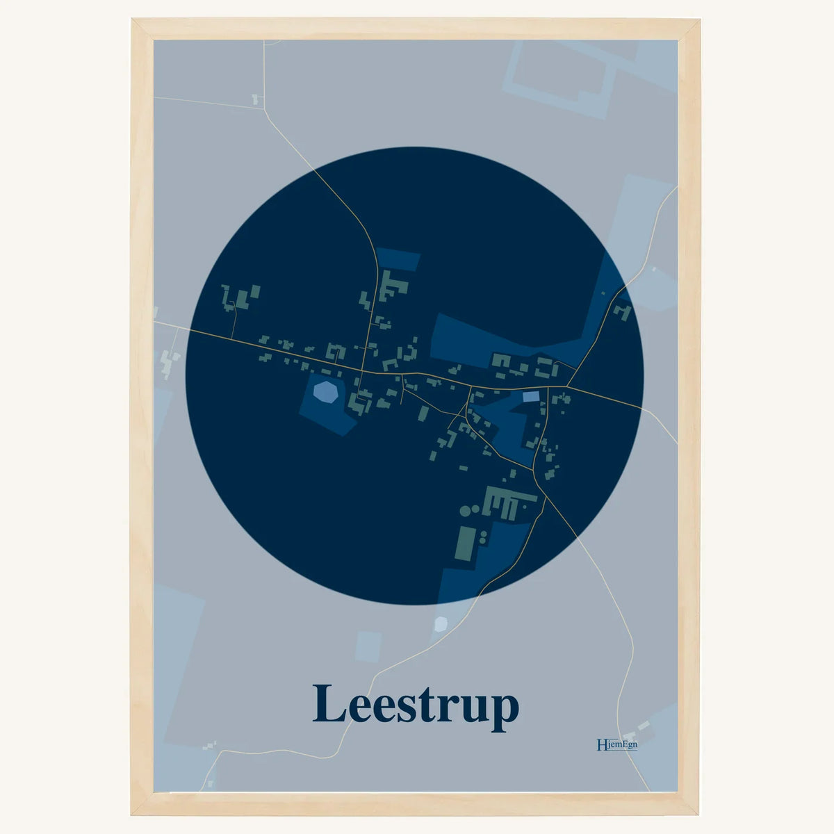 Leestrup plakat – Centrum 2026 – Mørk blå