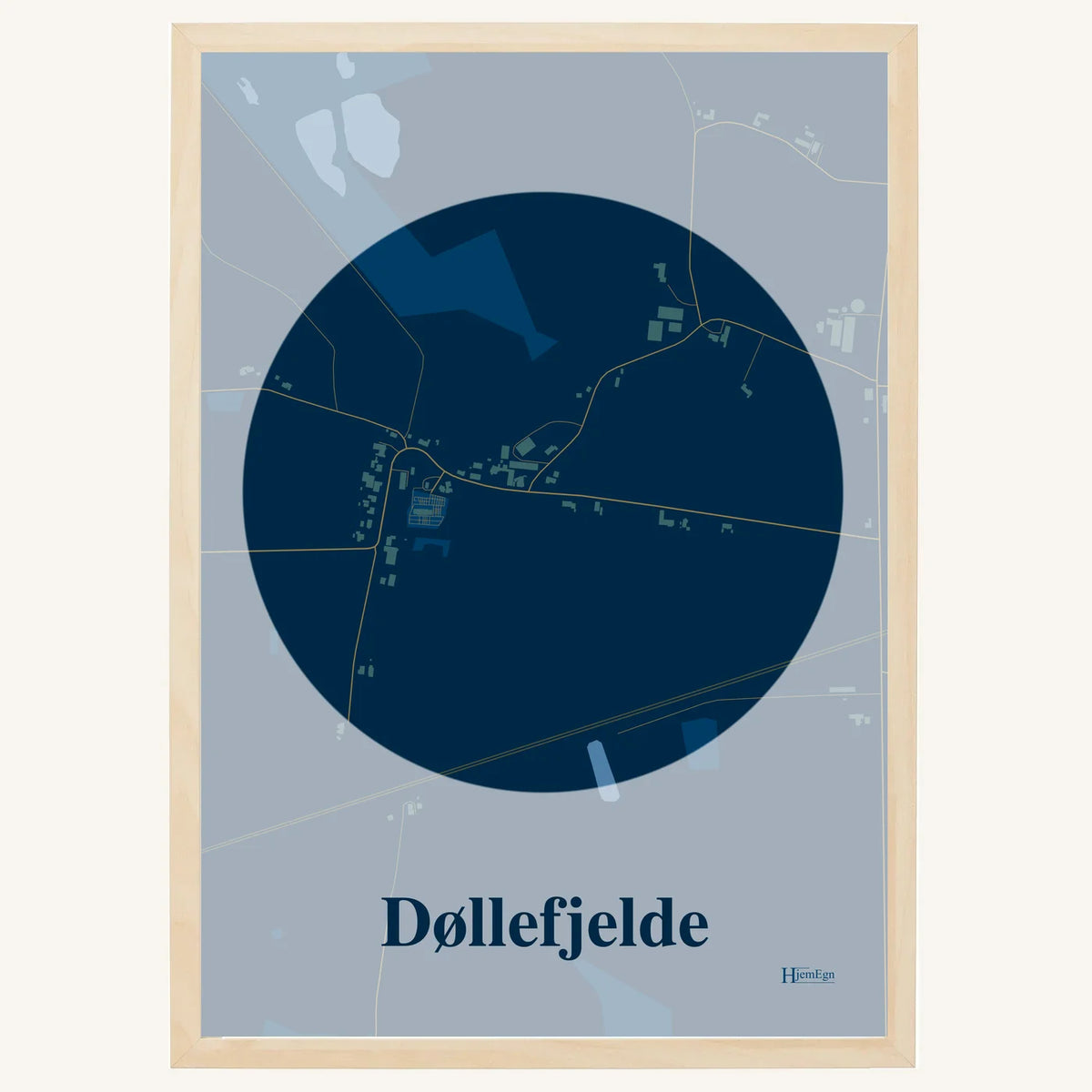 Døllefjelde plakat – Centrum 2026 – Mørk blå