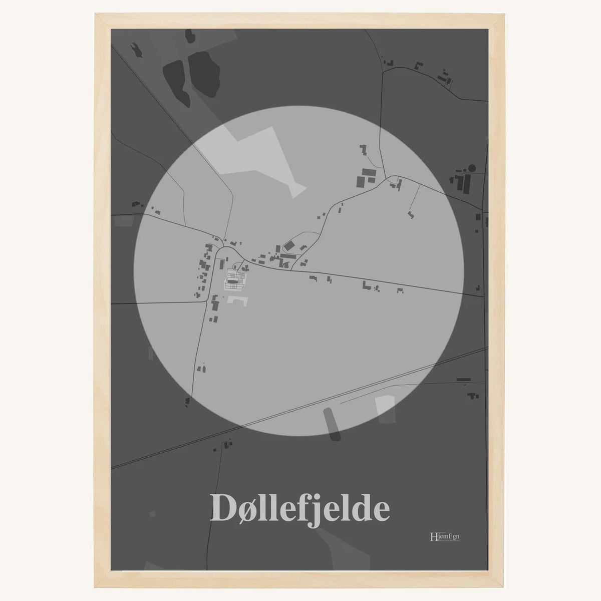 Døllefjelde plakat – Centrum 2026 – Lys pastel grå
