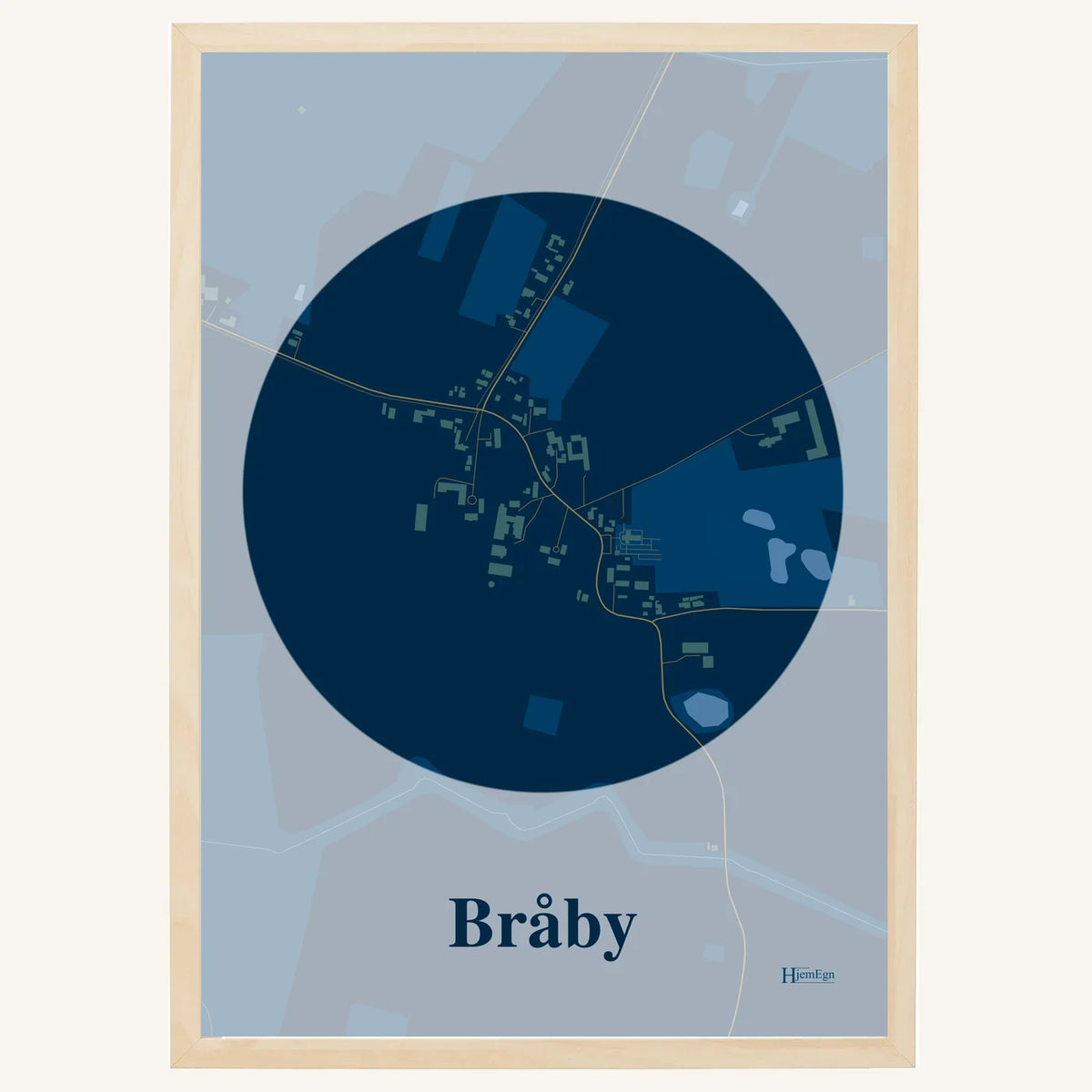 Bråby plakat – Centrum 2026 – Mørk blå