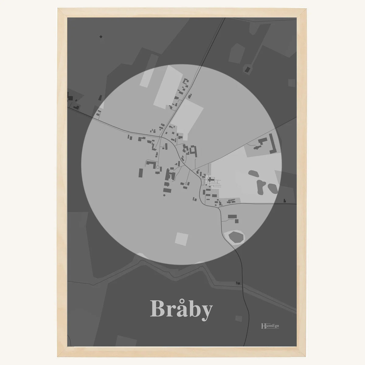 Bråby plakat – Centrum 2026 – Lys pastel grå