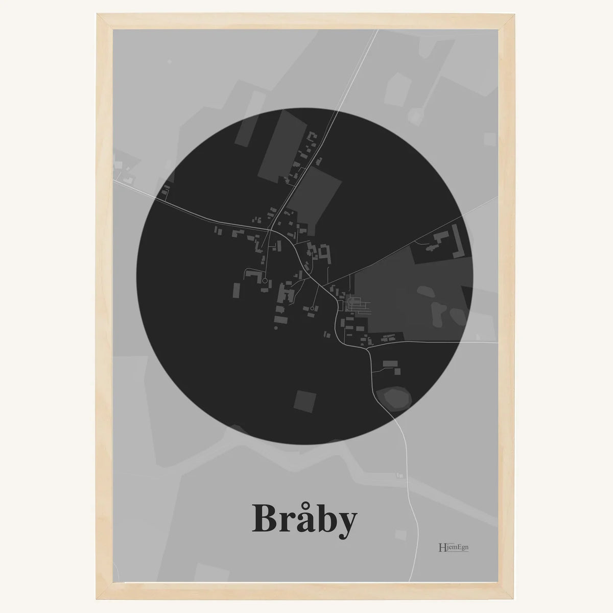 Bråby plakat – Centrum 2026 – Mørk grå