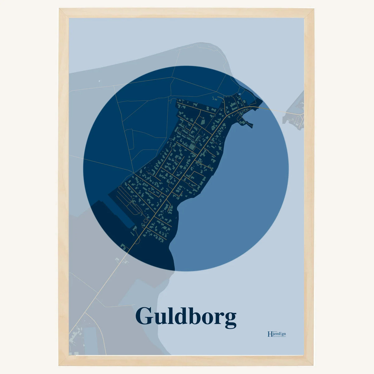 Guldborg plakat – Centrum 2026 – Mørk blå