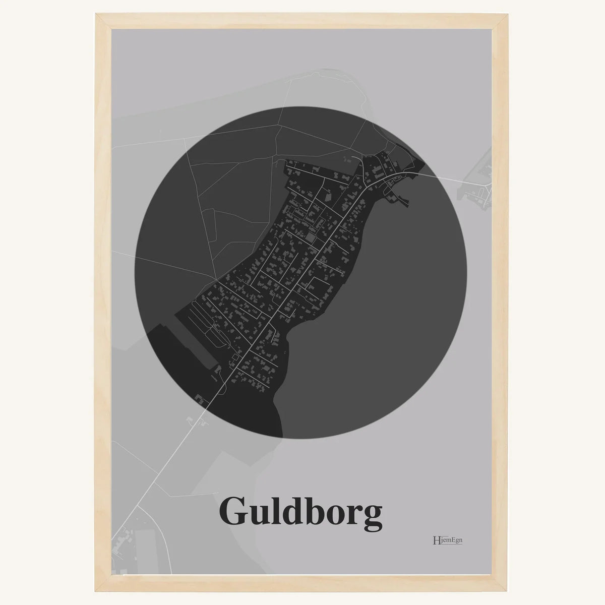 Guldborg plakat – Centrum 2026 – Mørk grå