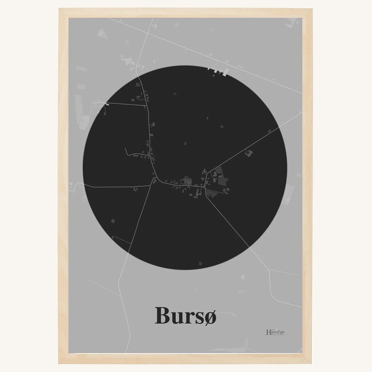 Bursø plakat – Centrum 2026 – Mørk grå