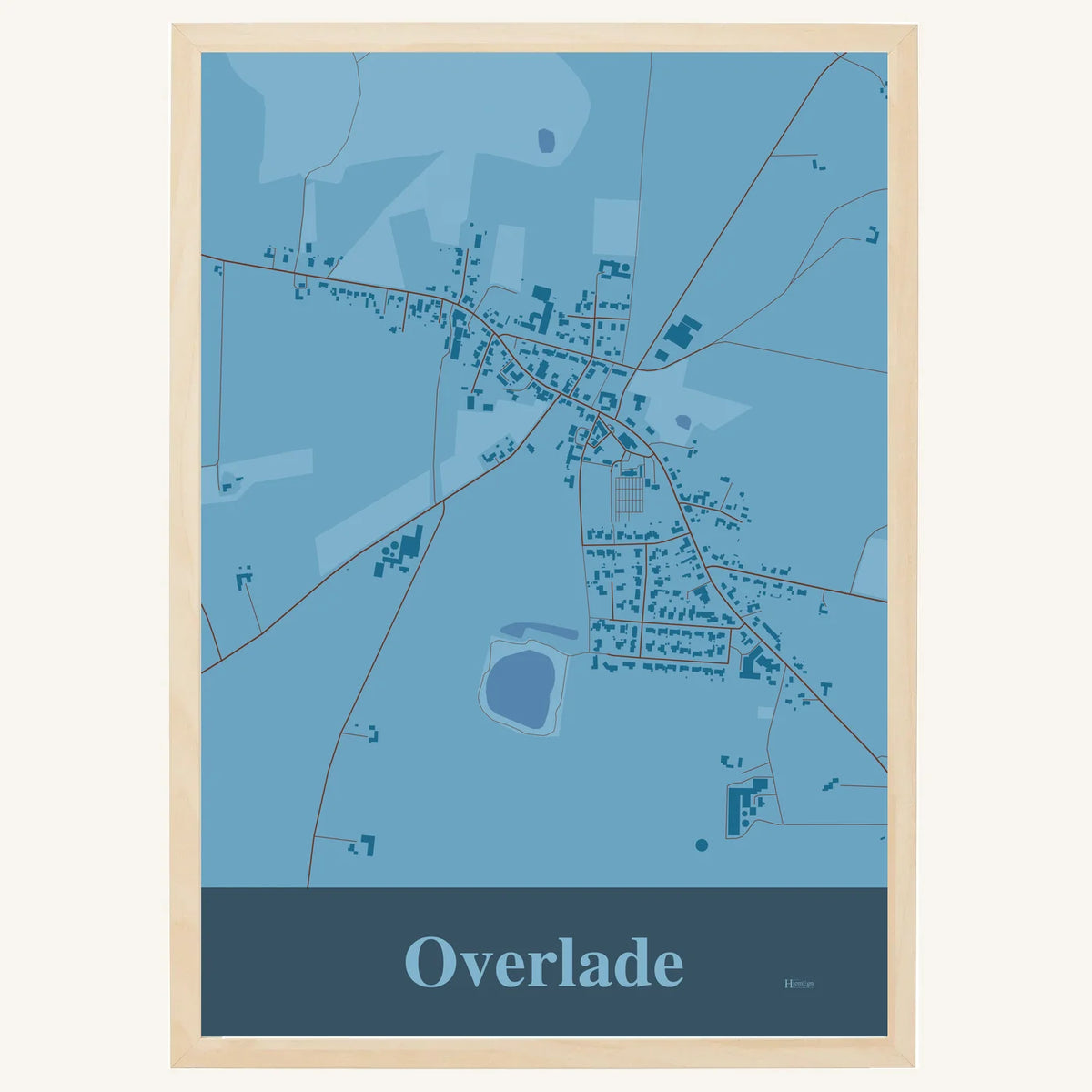 Overlade plakat – Firkantet 2026 – Lys pastel blå