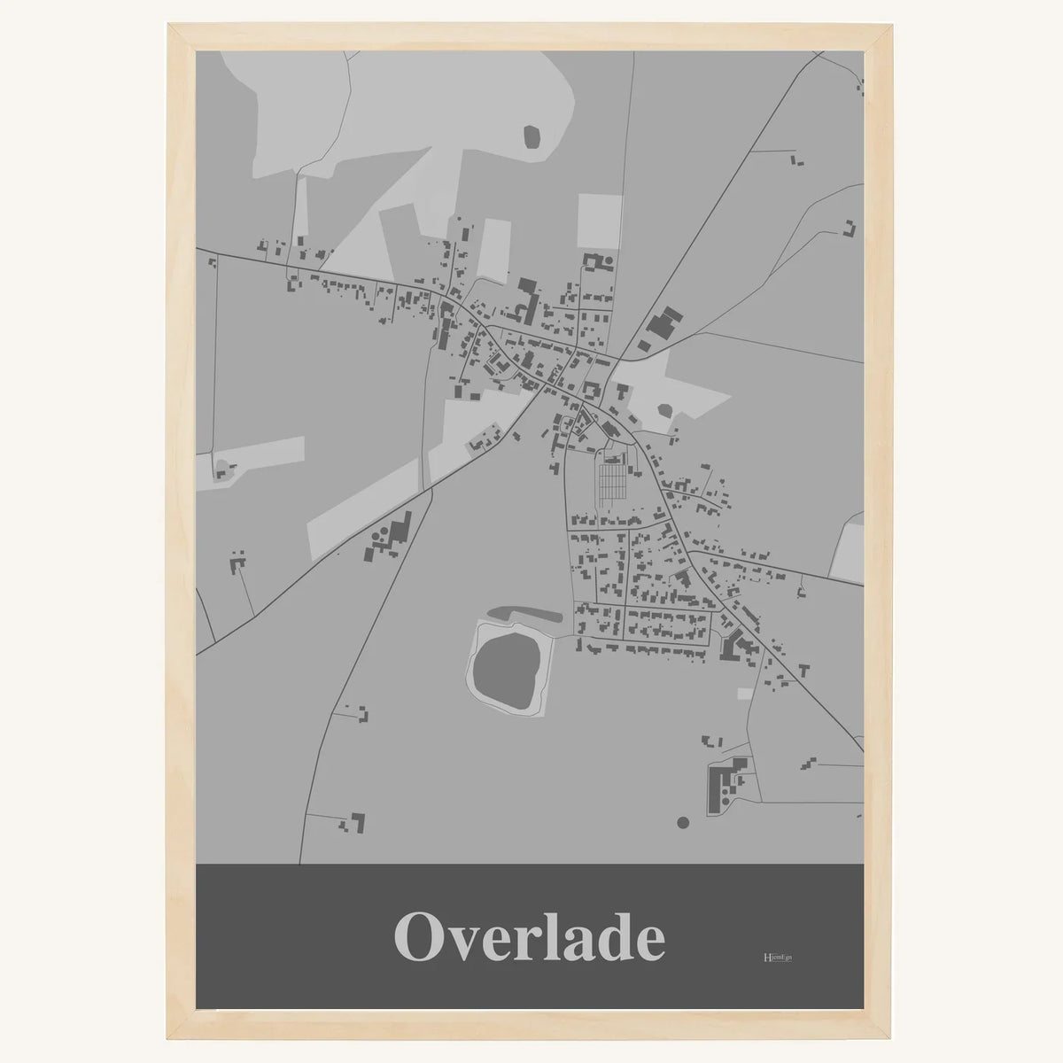 Overlade plakat – Firkantet 2026 – Lys pastel grå