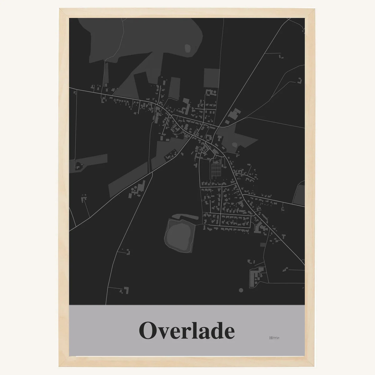 Overlade plakat – Firkantet 2026 – Mørk grå