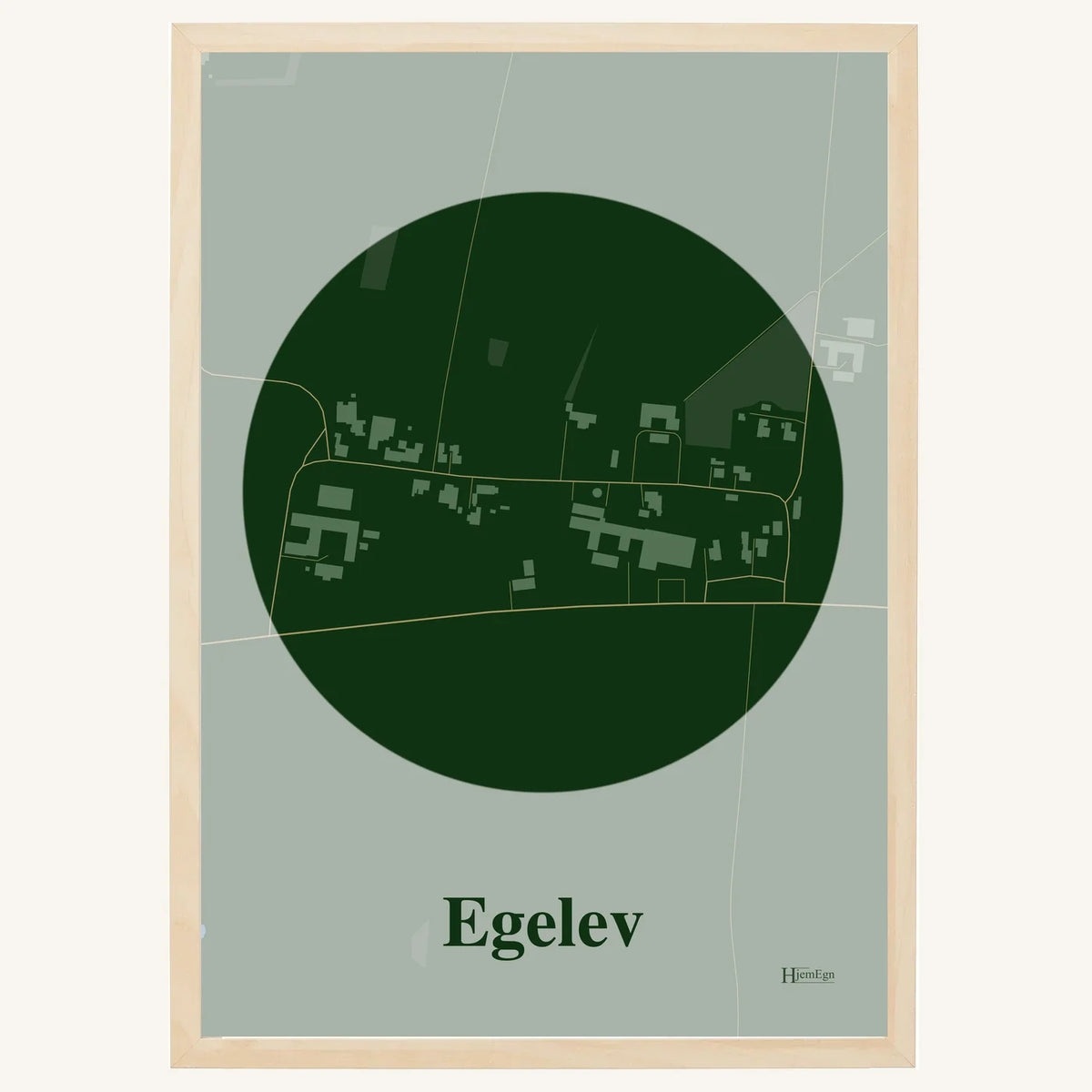 Egelev plakat – Centrum 2026 – Mørk grøn