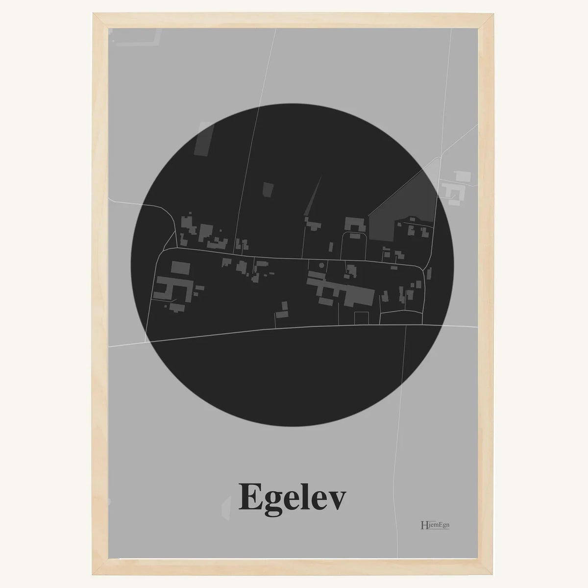 Egelev plakat – Centrum 2026 – Mørk grå