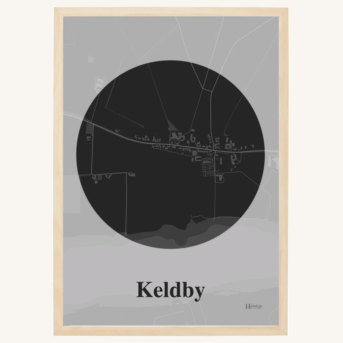 Keldby plakat – Centrum 2026 – Mørk grå