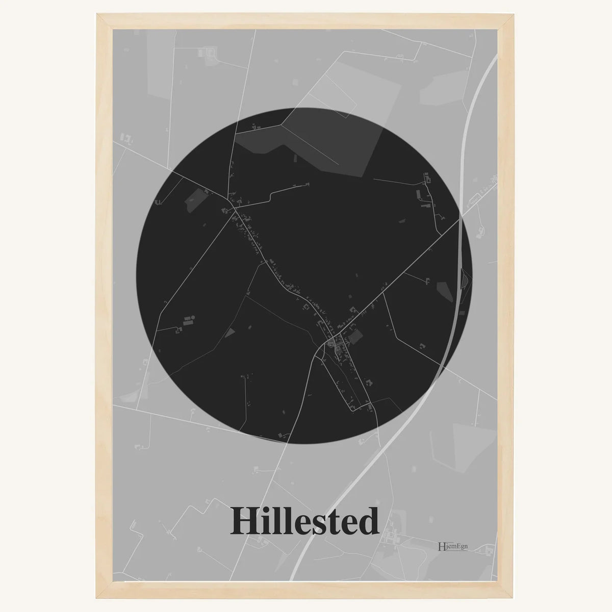 Hillested plakat – Centrum 2026 – Mørk grå