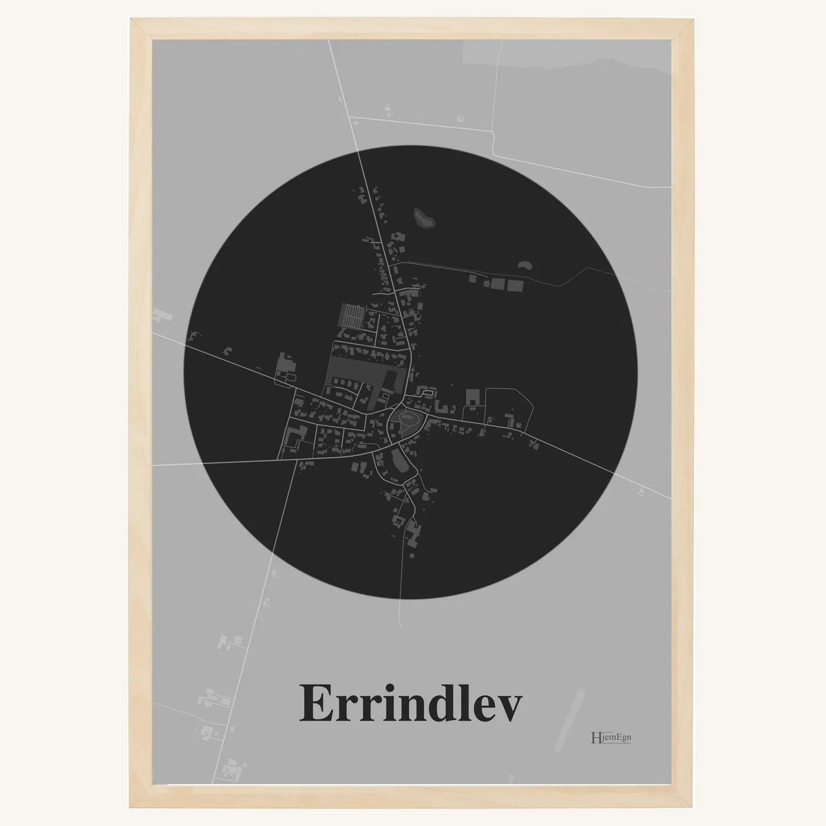 Errindlev plakat – Centrum 2026 – Mørk grå
