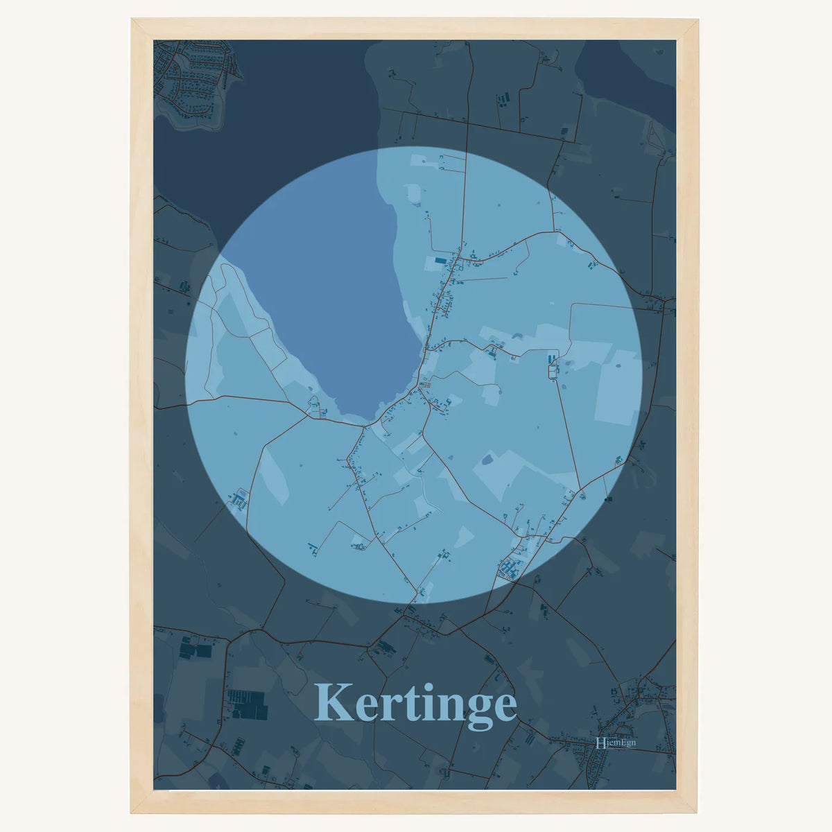 Kertinge plakat – Centrum 2026 – Lys pastel blå