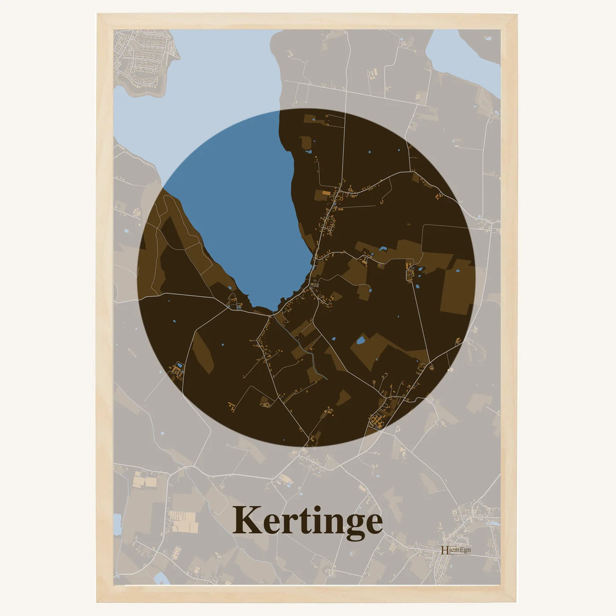 Kertinge plakat – Centrum 2026 – Mørk brun