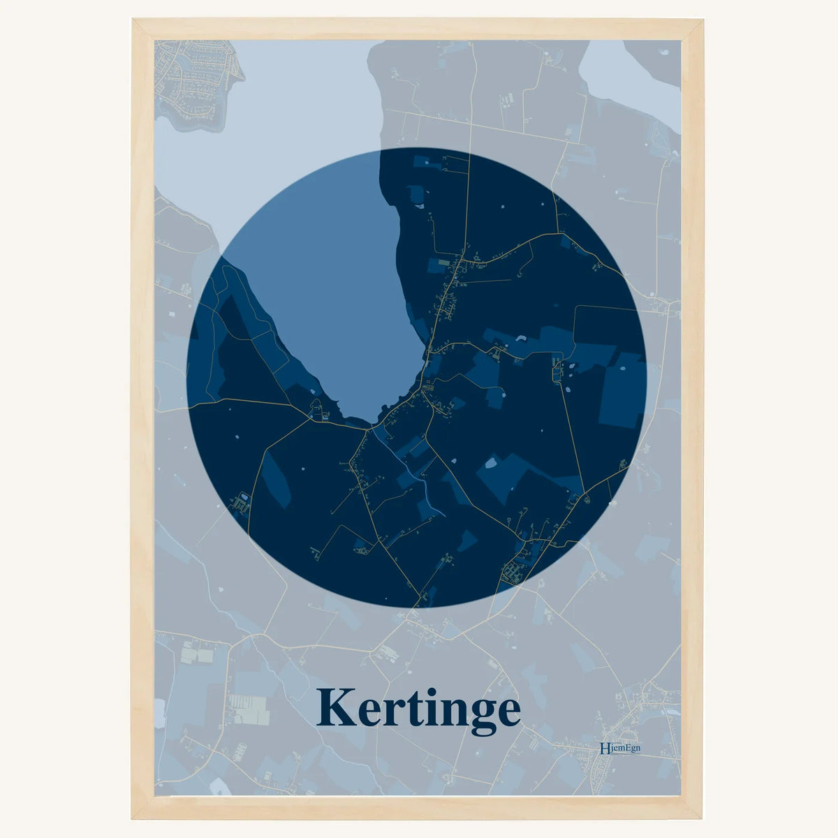 Kertinge plakat – Centrum 2026 – Mørk blå