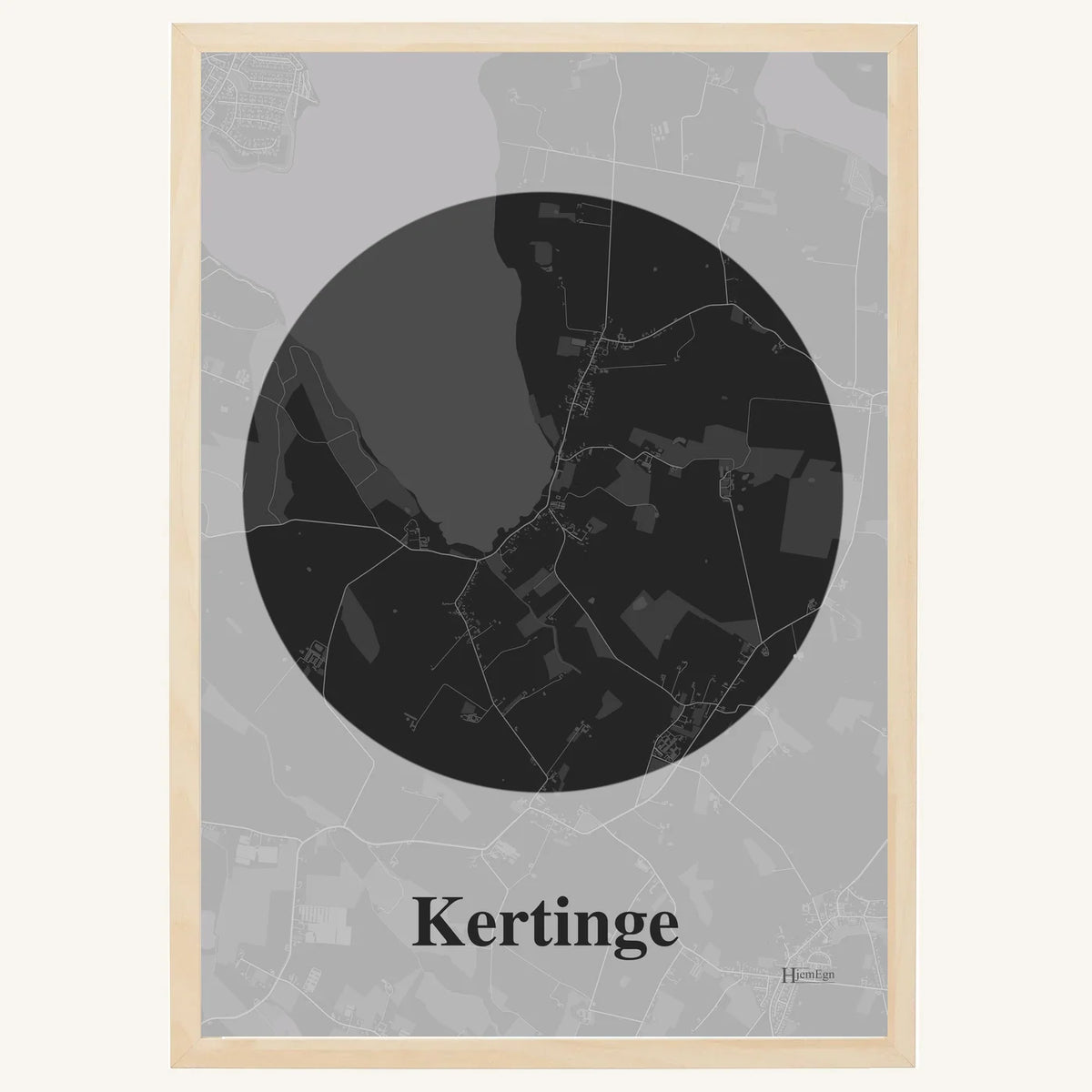 Kertinge plakat – Centrum 2026 – Mørk grå