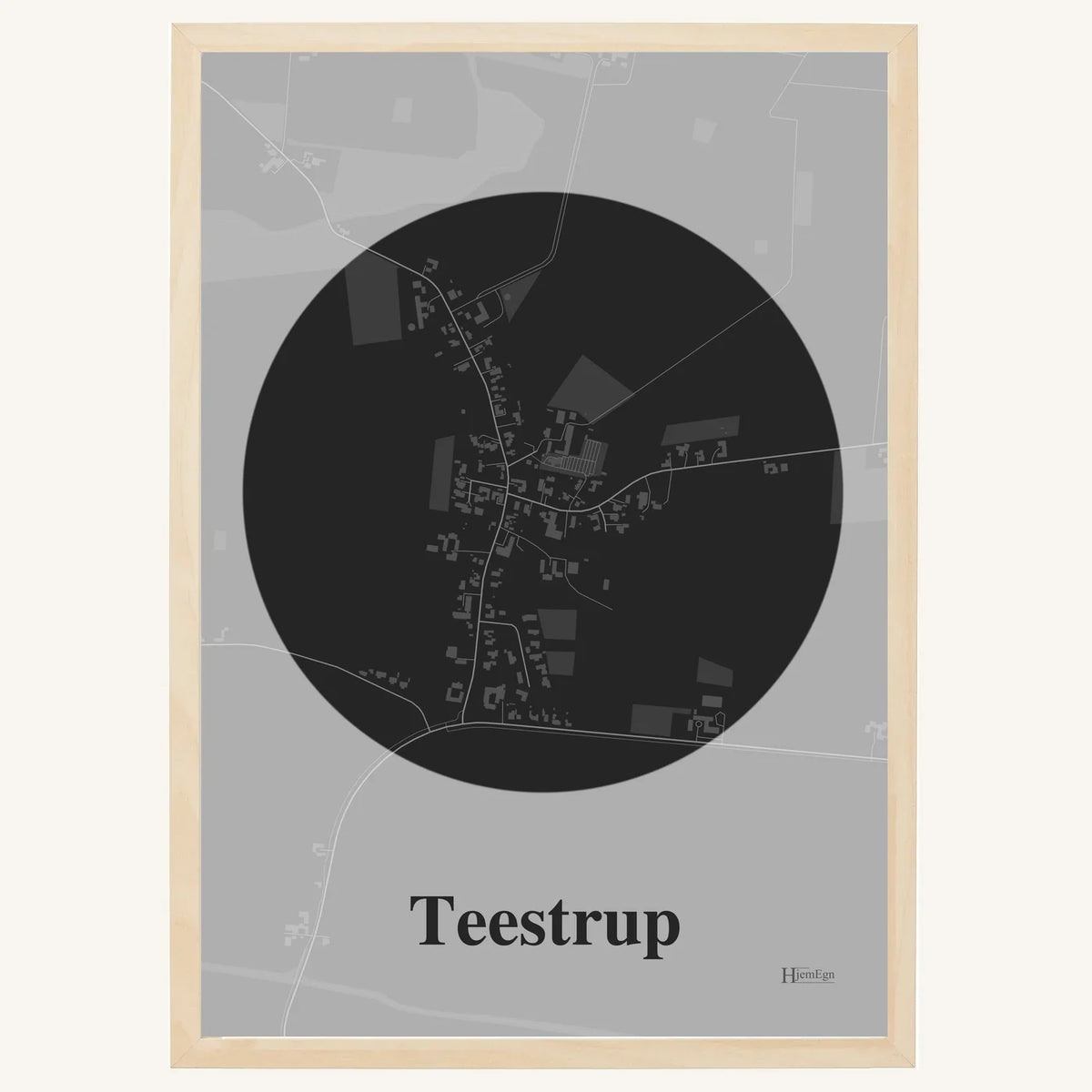 Teestrup plakat – Centrum 2026 – Mørk grå