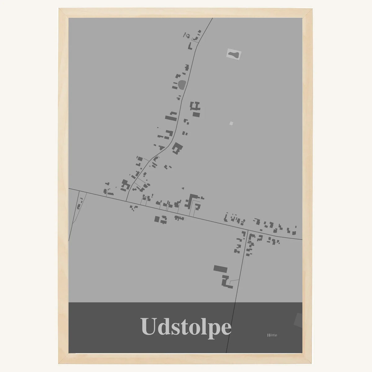 Udstolpe plakat – Firkantet 2026 – Lys pastel grå