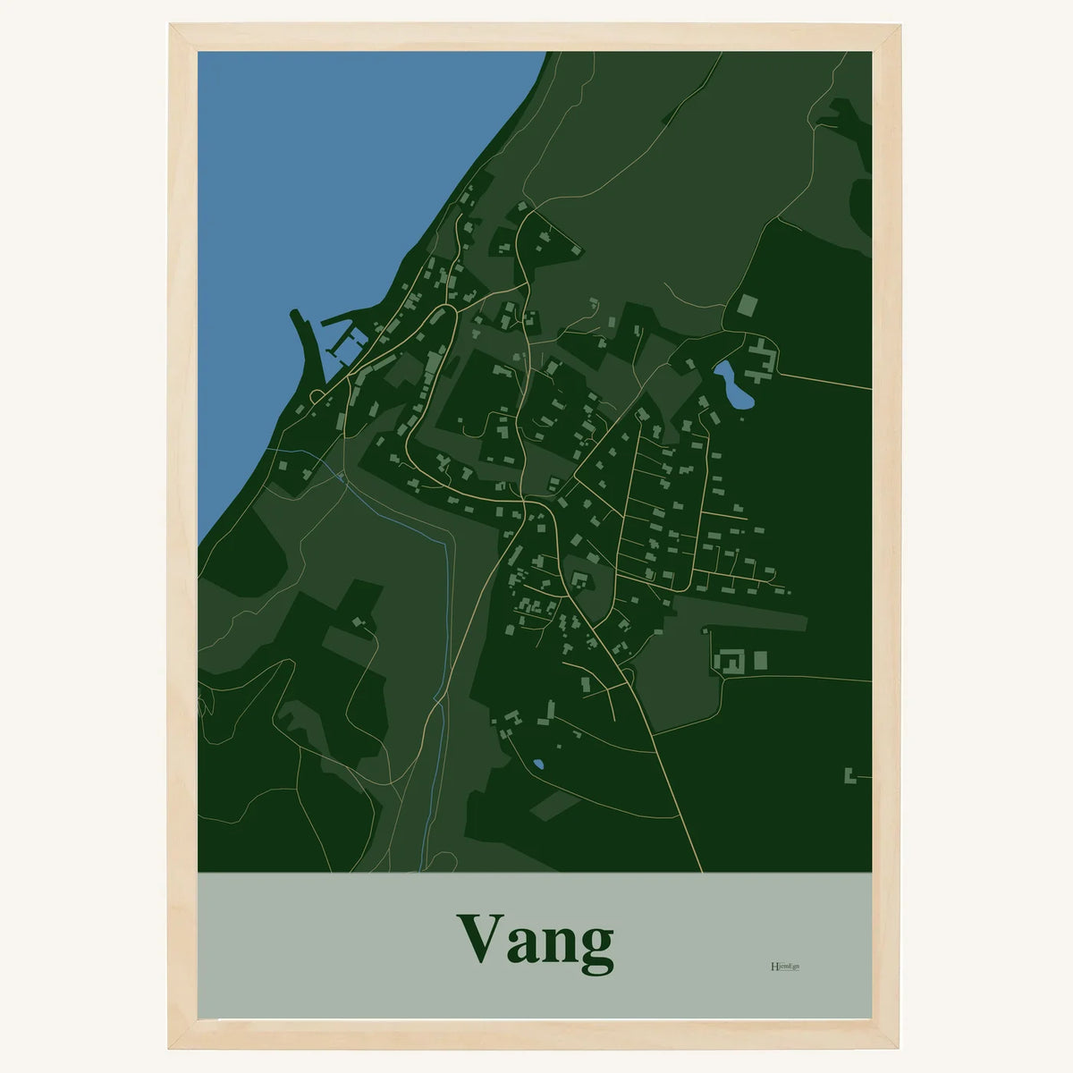 Vang plakat – Firkantet 2026 – Mørk grøn