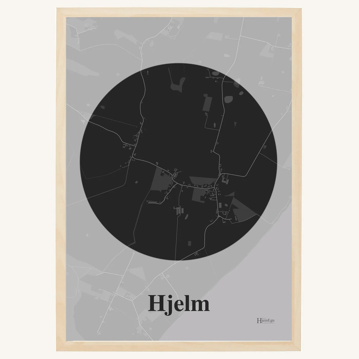 Hjelm plakat – Centrum 2026 – Mørk grå