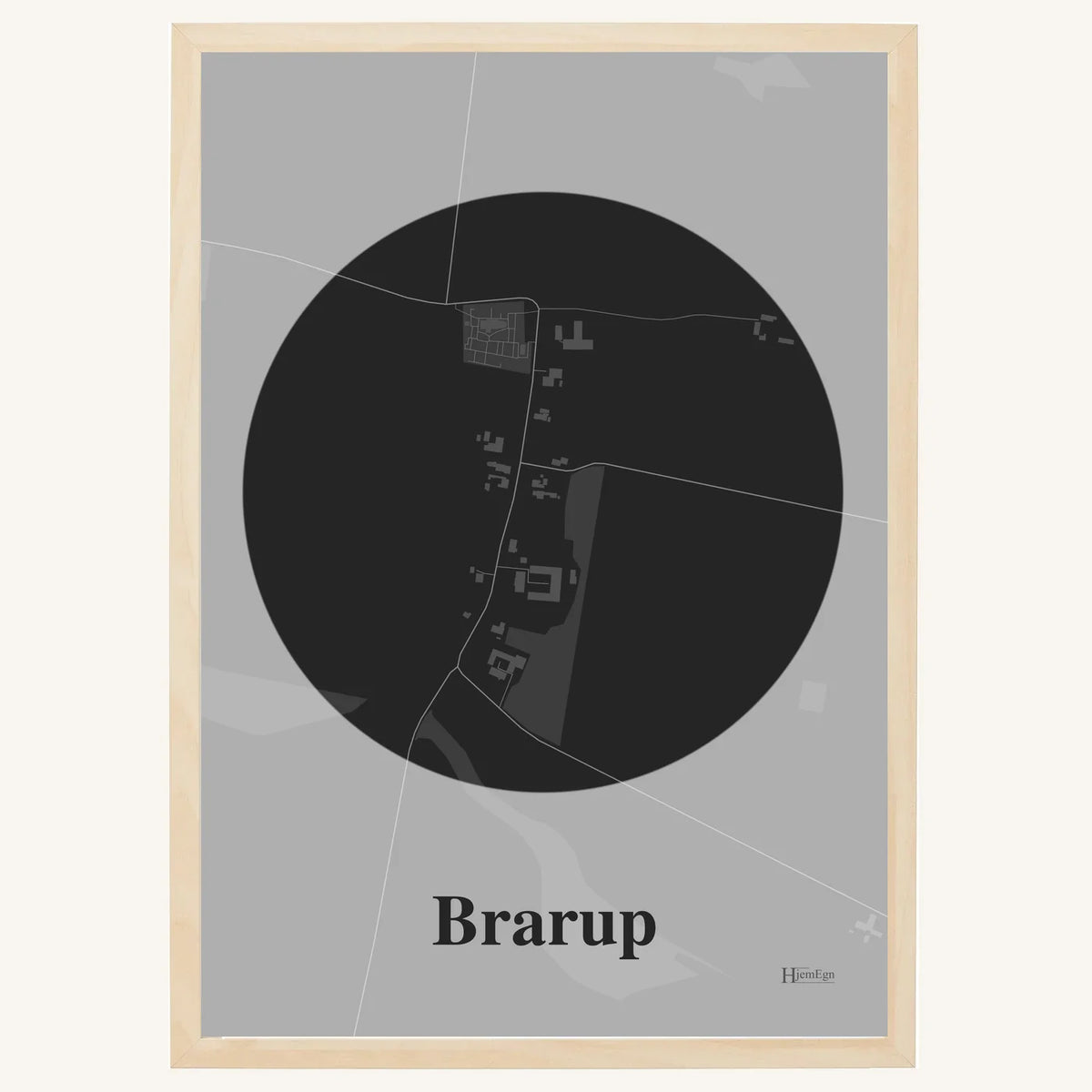 Brarup plakat – Centrum 2026 – Mørk grå