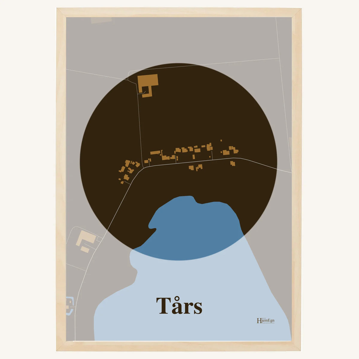 Tårs plakat – Centrum 2026 – Mørk brun