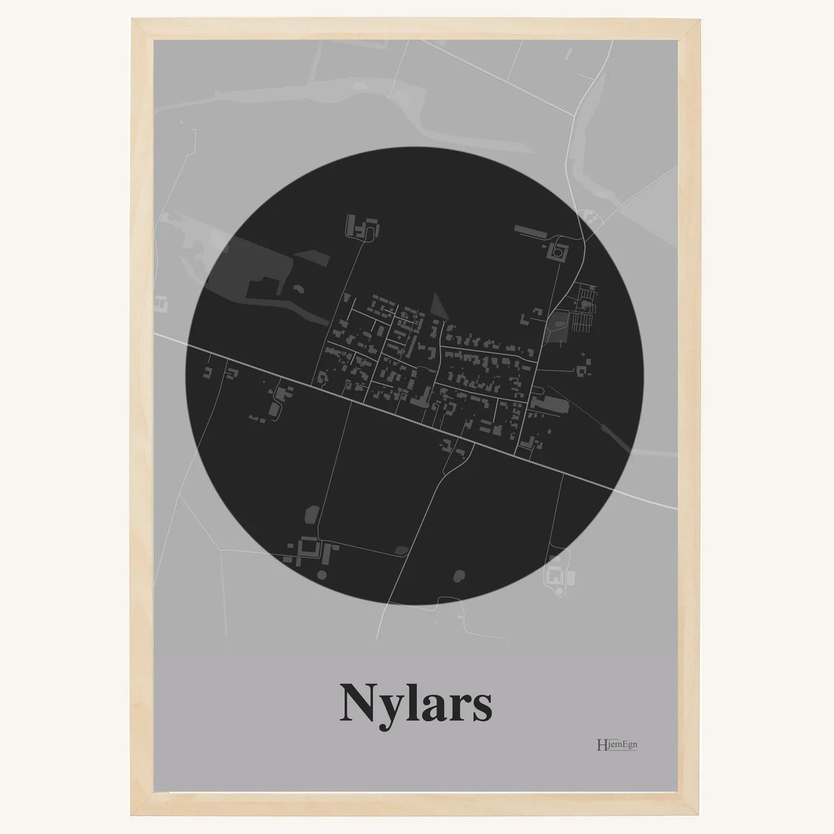 Nylars plakat – Centrum 2026 – Mørk grå